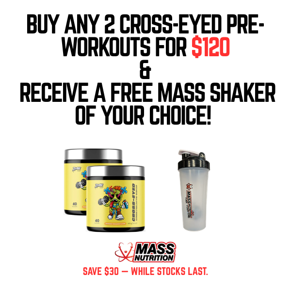 Cross-Eyed Double Stack + FREE MASS Shaker