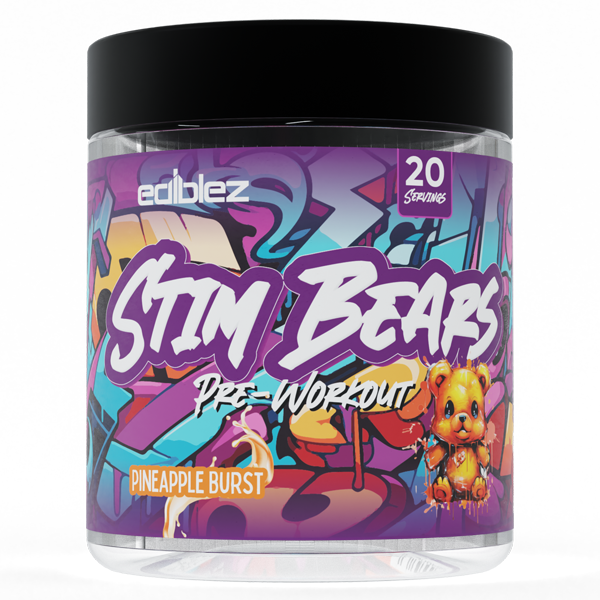 Ediblez Stim Bears Pre Workout Gummies