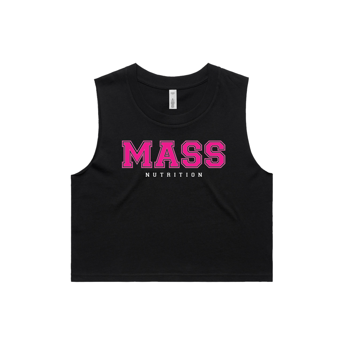 Miss Nutrition Cropped Tank Varsity