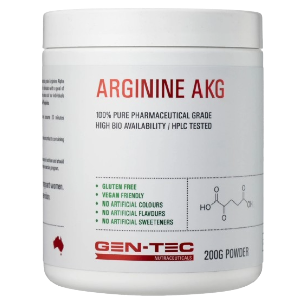GEN-TEC Pure Arginine Akg (Vegan) 200g