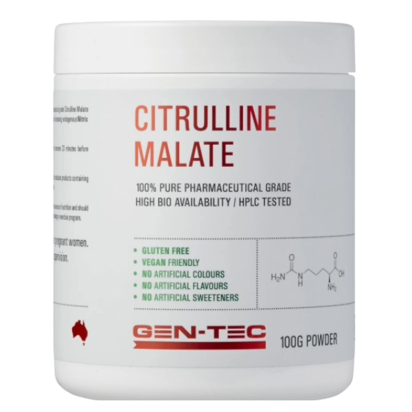 GEN-TEC Pure Citrulline Malate (Vegan) 100g