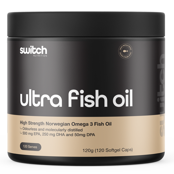 Switch Nutrition Essentials Ultra Fish Oil High Strength Norwegian Omega 3