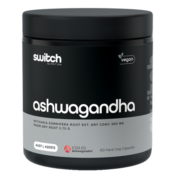 Switch Nutrition Essentials Ashwagandha Capsules 300mg