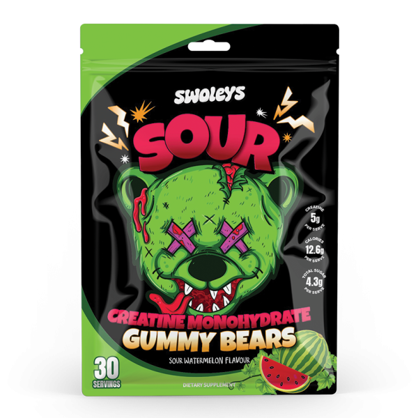 Swoleys Sour Creatine Gummy Bears